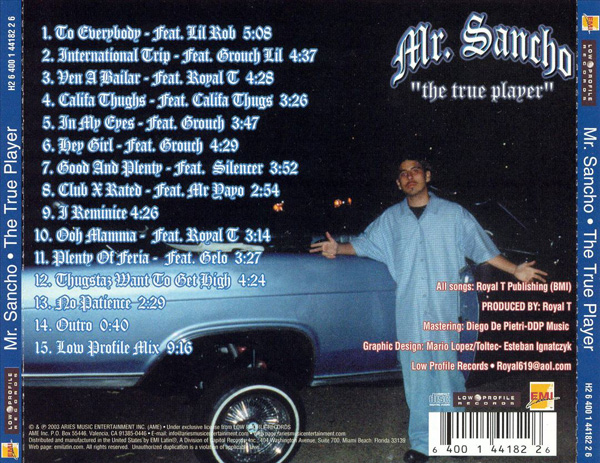 Mr. Sancho - The True Player Chicano Rap